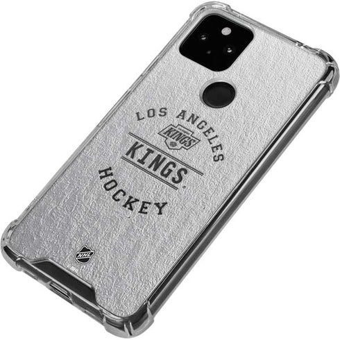 NHL Los Angeles Kings Black Text Google Pixel 5 Clear Case
